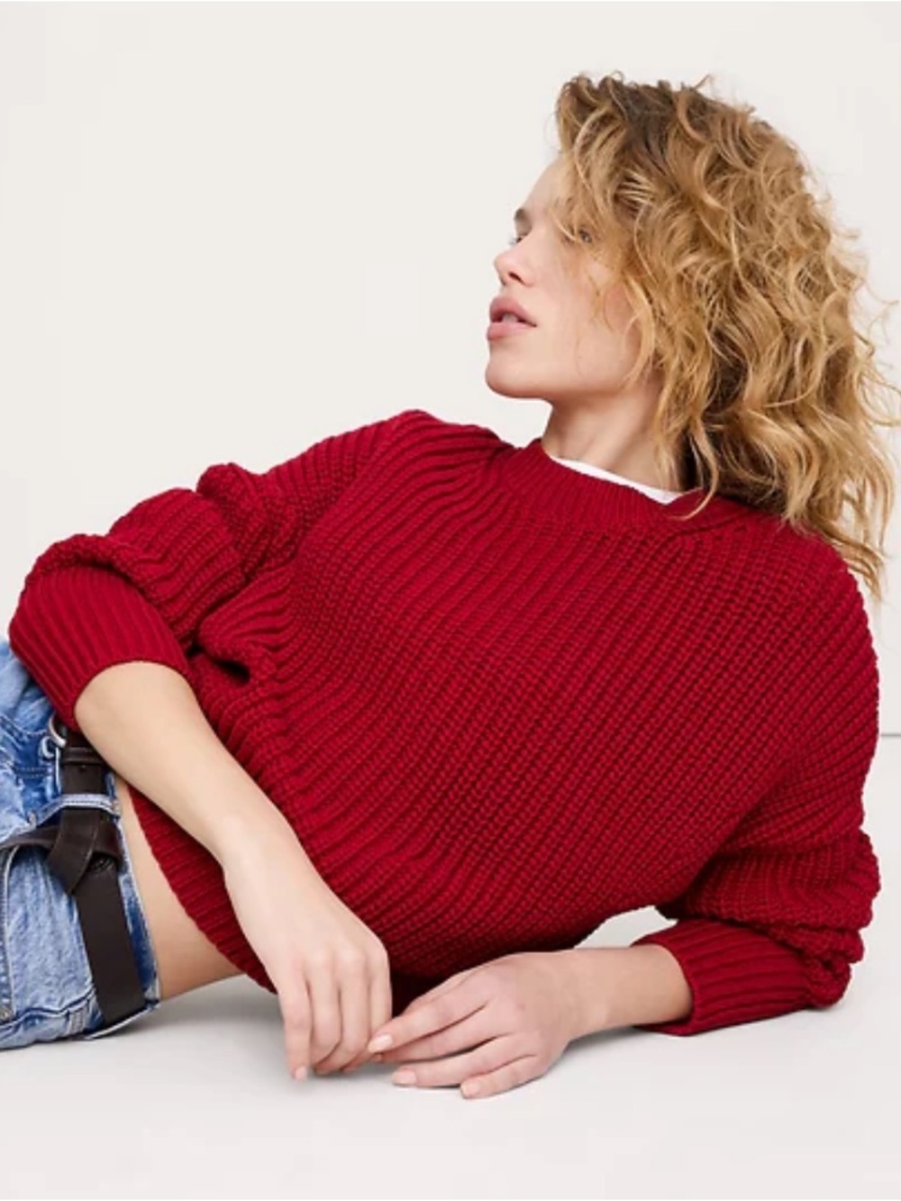 Ban Rep CHUNKY COTTON CREW xs (worn in photo shoot only) still selling online